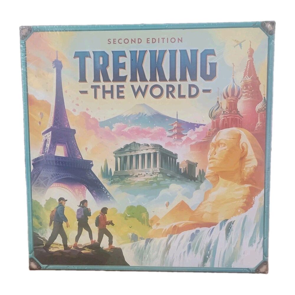 New TREKKING THE WORLD BOARD GAME second edition English SEALED